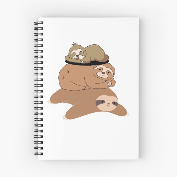 Item preview, Sloth Stack - Cute and Lazy Animal Design T-Shirt designed and sold by GorinART.