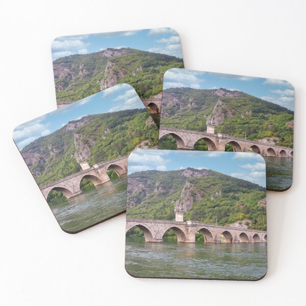 Item preview, Old stone bridge on Drina river in Visegrad Bosnia,landscape designed and sold by goceris.