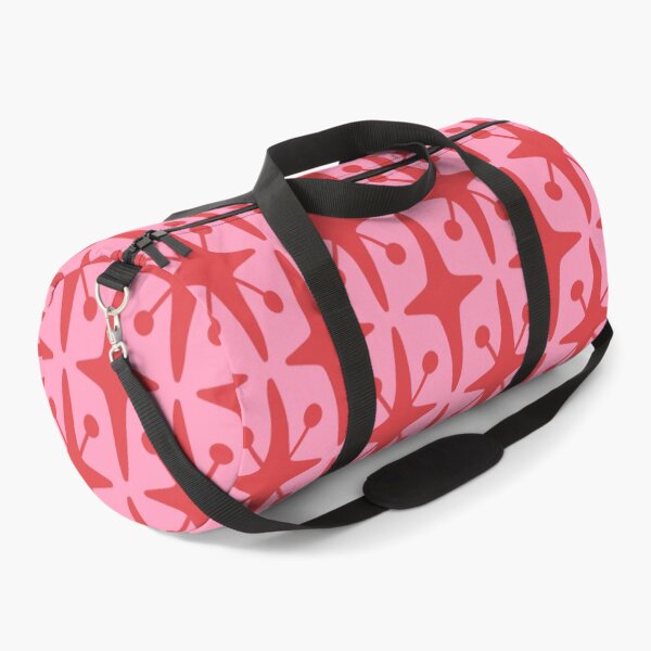 Item preview, Mid Century Modern Abstract Star Pattern in Red & Pink designed and sold by tonymagnerart.