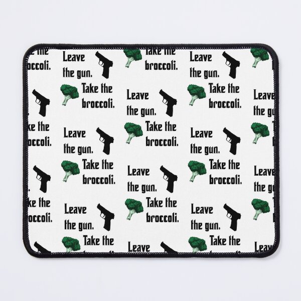 Item preview, Leave the gun, take the broccoli, funny godfather parody designed and sold by Merchattack.
