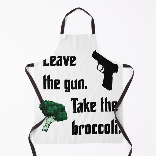 Item preview, Leave the gun, take the broccoli, funny godfather parody designed and sold by Merchattack.