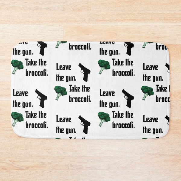 Item preview, Leave the gun, take the broccoli, funny godfather parody designed and sold by Merchattack.