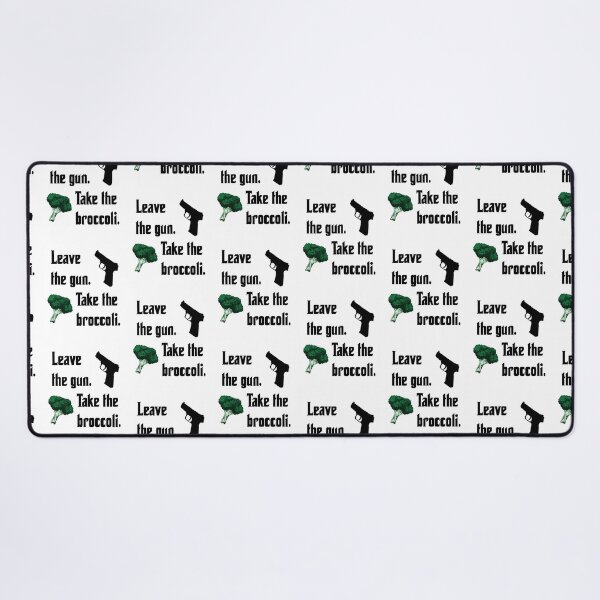 Item preview, Leave the gun, take the broccoli, funny godfather parody designed and sold by Merchattack.