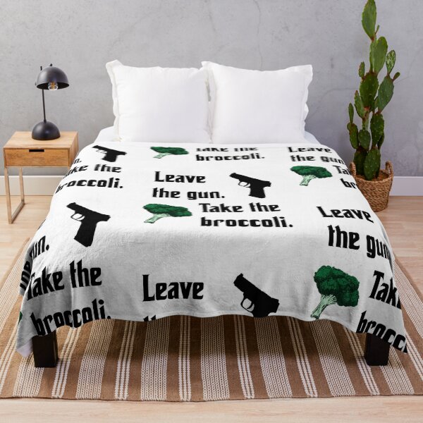 Item preview, Leave the gun, take the broccoli, funny godfather parody designed and sold by Merchattack.