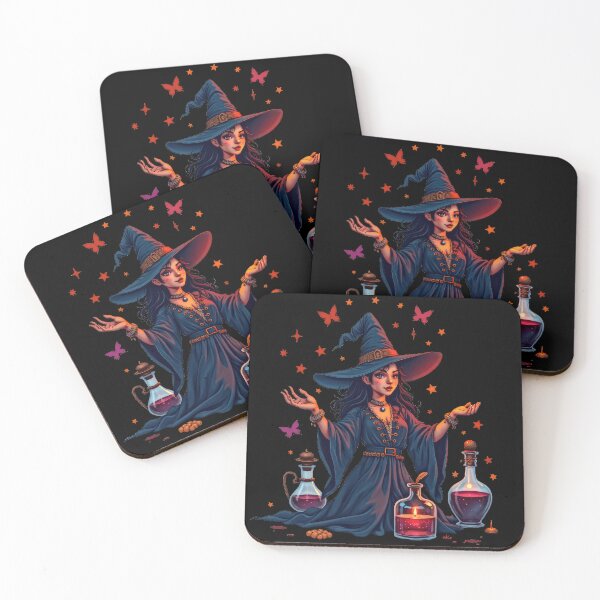 Item preview, Witch Casting Spell with Enchanting Aura designed and sold by artwaves.