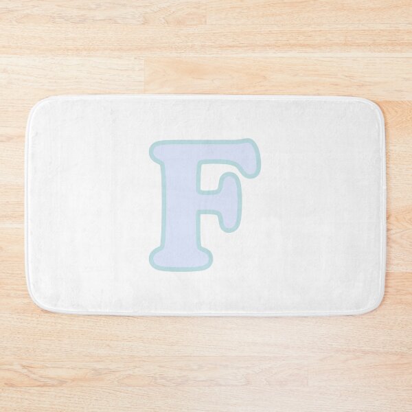 Item preview, Letter F in Light Blue designed and sold by Alli Marie Designs.
