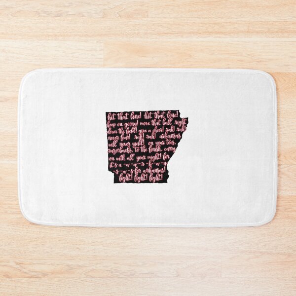 Item preview, Arkansas Fight Song - Red on Black designed and sold by Spike The Punch Design Co..