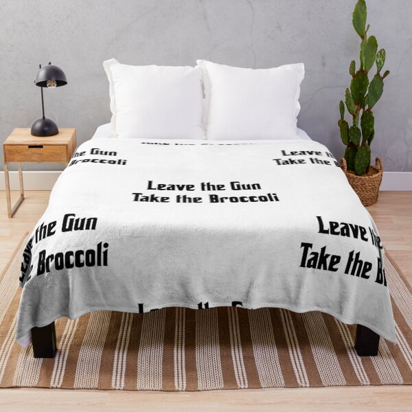 Item preview, Leave the gun, take the broccoli, funny godfather parody designed and sold by Merchattack.
