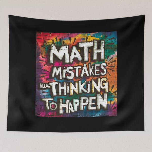 Item preview, MATH Mistakes Allow Thinking To Happen designed and sold by box-artshop.