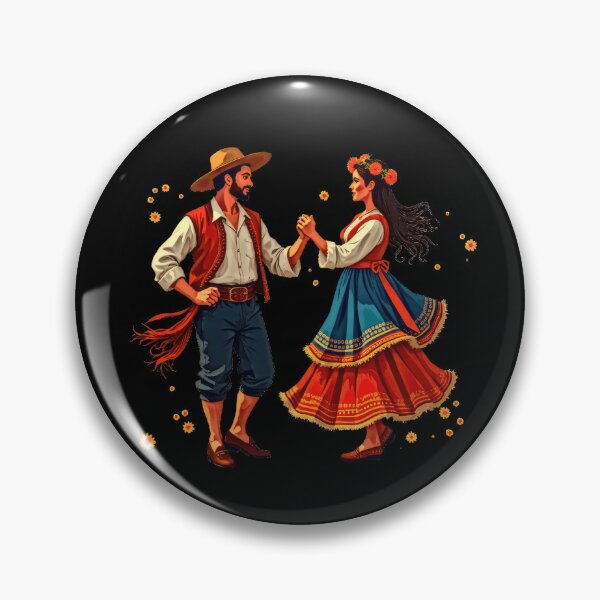 Item preview, Catalan Folk Dance in Traditional Costume designed and sold by artwaves.