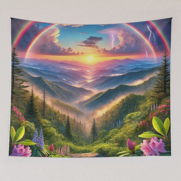 Item preview, "Majestic Serenity of the Great Smoky Mountains" designed and sold by Meta2Physical.