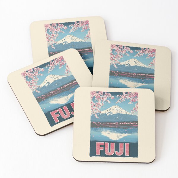 Item preview, A Vintage Travel Illustration of Mount Fuji  designed and sold by GoodOldVintage.