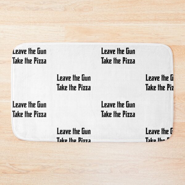 Item preview, Leave the gun, take the pizza, funny godfather parody designed and sold by Merchattack.