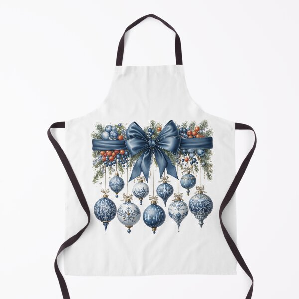 Item preview,  Blue And White Christmas designed and sold by svarupa.