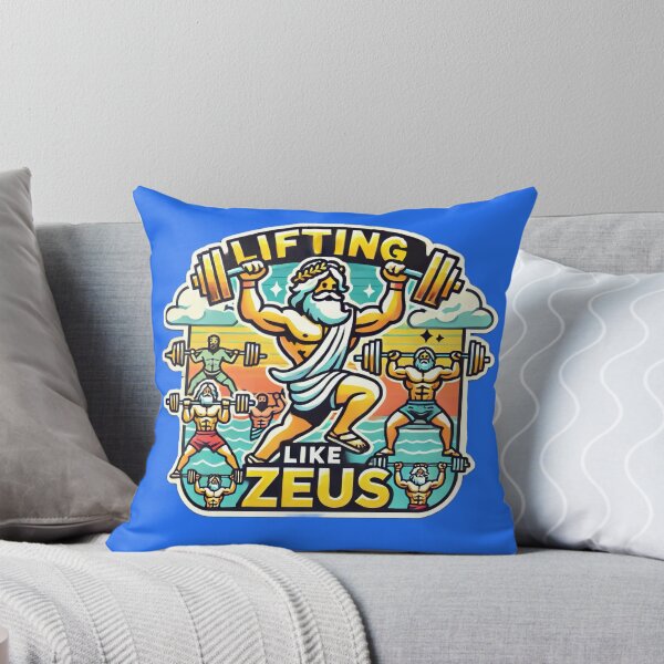 Item preview, “Olympian Gods’ Gym – Lifting Like Zeus” designed and sold by CreationbyNiki.