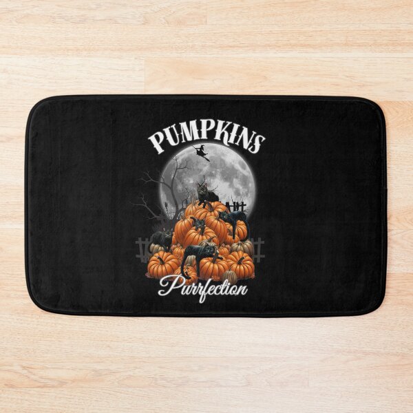 Item preview, Cats in the Pumpkin Patch autumn, Black Cat Witch Pumpkin Spooky Season Halloween designed and sold by Collagedream.
