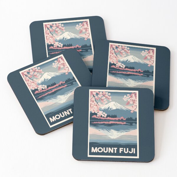 Item preview, A Vintage Travel Illustration of Mount Fuji  designed and sold by GoodOldVintage.
