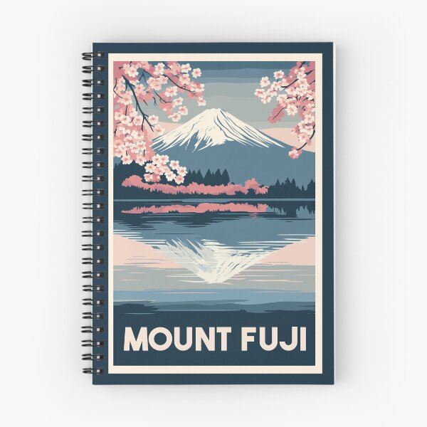 Item preview, A Vintage Travel Illustration of Mount Fuji  designed and sold by GoodOldVintage.