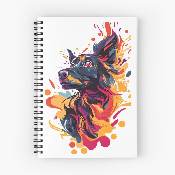 Item preview, Vibrant abstract painting of a dog designed and sold by Thanakan-Design.