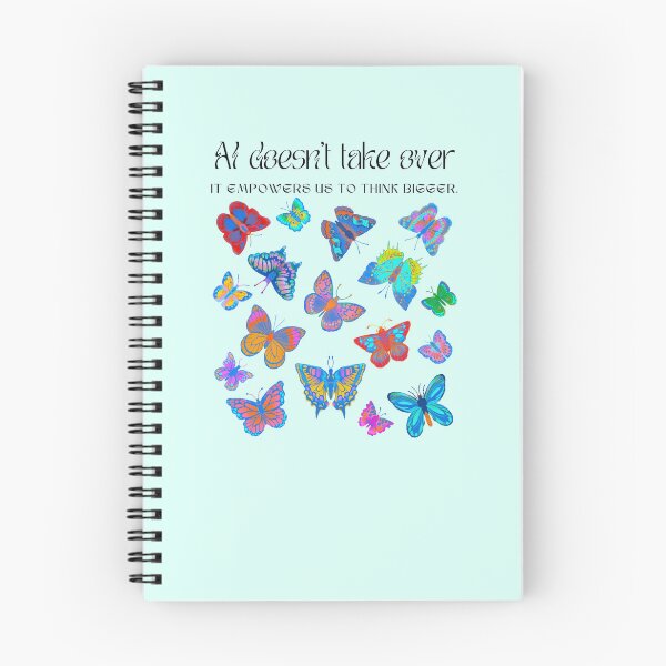 Item preview, AI doesn’t take over, it empowers us to think bigger. #AI #AILover #ArtificiallyIntelligent #SmartLife designed and sold by Anna Halasek.