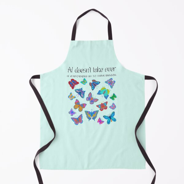 Item preview, AI doesn’t take over, it empowers us to think bigger. #AI #AILover #ArtificiallyIntelligent #SmartLife designed and sold by Anna Halasek.