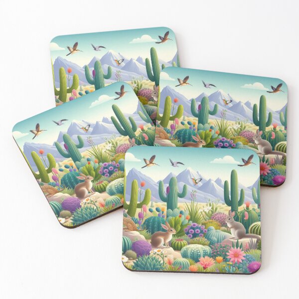 Item preview, Desert Bloom: A Vibrant Ecosystem designed and sold by ZenOfAIarts.