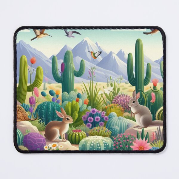 Item preview, Desert Bloom: A Vibrant Ecosystem designed and sold by ZenOfAIarts.