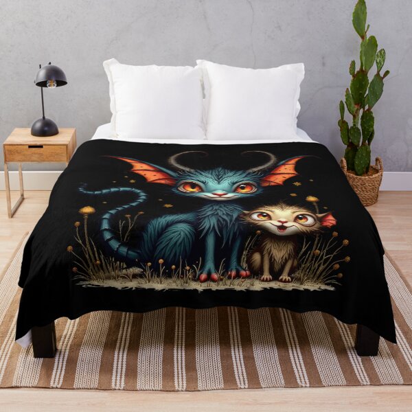 Item preview, Whimsical Gothic Creatures with Big Eyes designed and sold by artwaves.