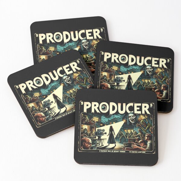 Item preview, Minimalist Horror Comic Producer - Film Crew Design designed and sold by Camera Crew.