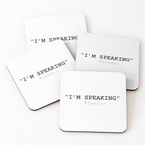 Item preview, I'm Speaking: Kamala Harris Debate Moment designed and sold by ArtsatIndia7.