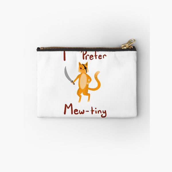 Item preview, I Prefer Mew-tiny Pirate Cat designed and sold by OrioArtist.