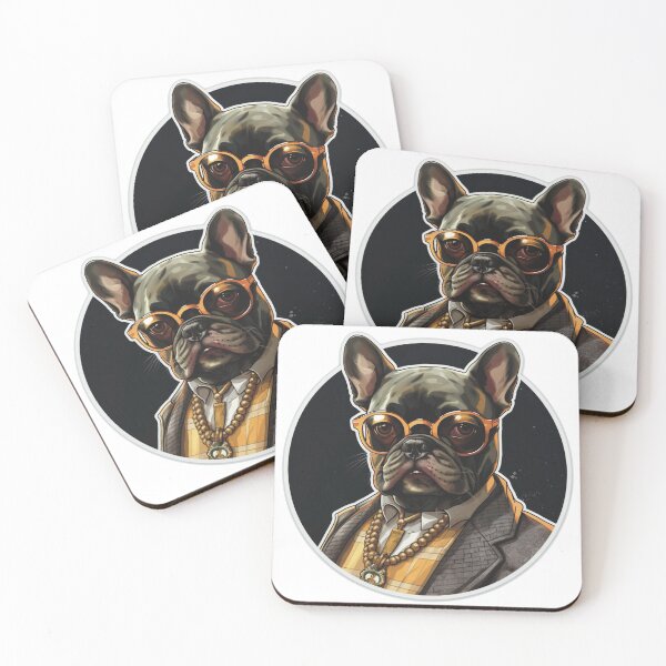 Item preview, Bulldog Baron in a Suit designed and sold by Pujo Design.