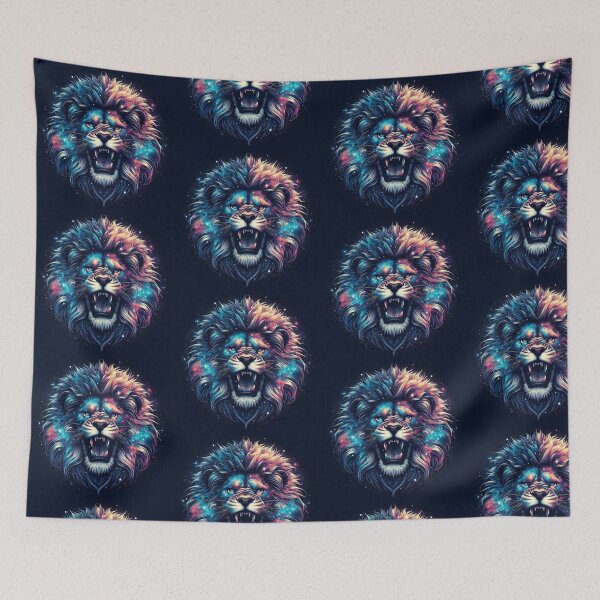 Item preview, A ROARING LION HEAD designed and sold by DigitalShop2024.