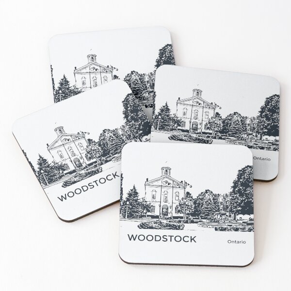 Artikelvorschau, Woodstock (Kanada) entworfen und verkauft von Lakeric Cityscapes.
