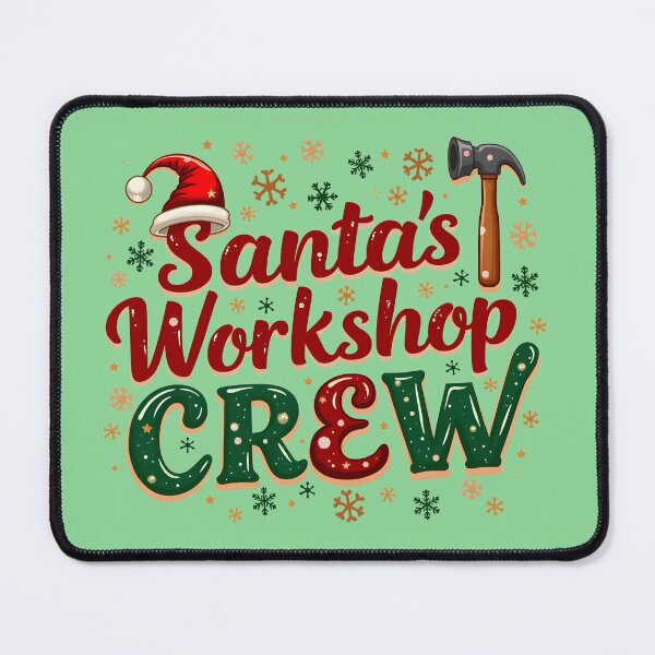 Item preview, Santa’s Workshop Crew - Fun Teamwork Holiday Design designed and sold by MAD's Recreation Studio.