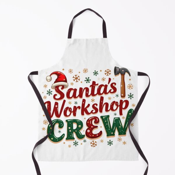 Item preview, Santa’s Workshop Crew - Fun Teamwork Holiday Design designed and sold by MAD's Recreation Studio.
