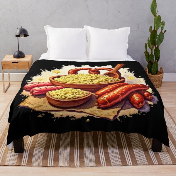 Item preview, German festival foods with pretzels and sausages designed and sold by artwaves.
