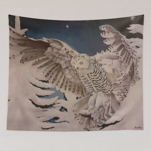 Item preview, snowy owl designed and sold by DelphineRibatto.