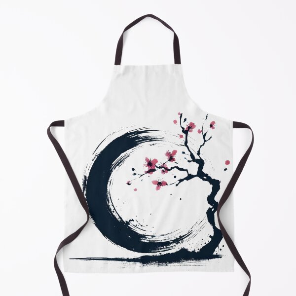 Item preview, Zen Enso circle with sakura japanese designed and sold by goodday Japan.