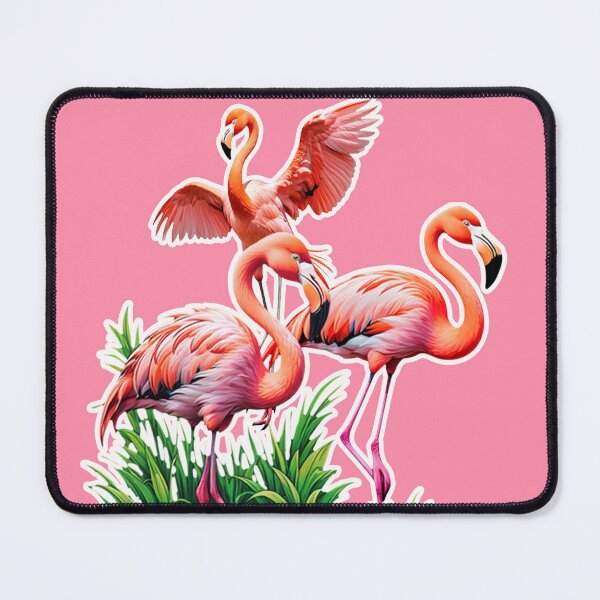 Item preview, Pink Flamingo Exotic Birds designed and sold by Bunmigraphics .