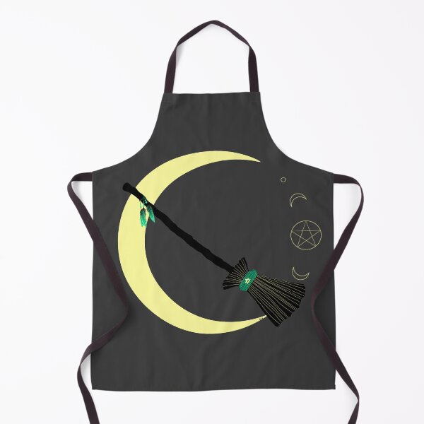 Item preview, Witch's Broom and the Moon designed and sold by OrioArtist.