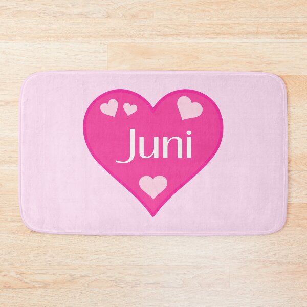 Artikelvorschau, Juni Name Pink Heart entworfen und verkauft von Jeallan Designs.