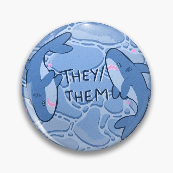 Item preview, Copy of Blåhaj non binary pronouns designed and sold by CKillustrates.