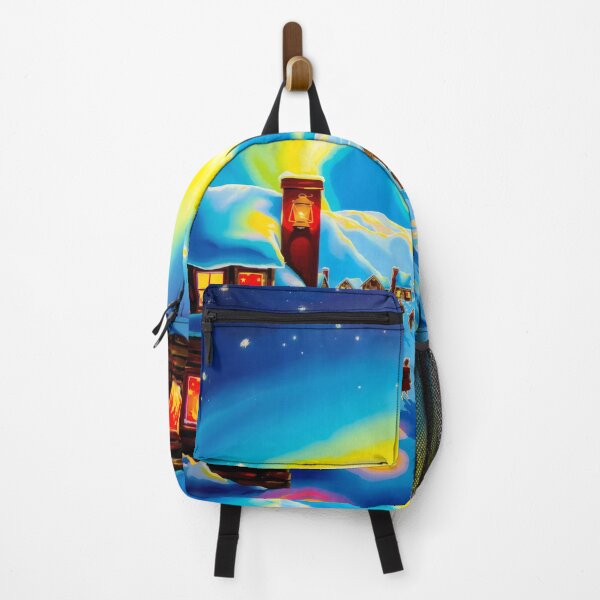 Item preview, Galaxy's Embrace: Lantern Walk Amidst Aurora designed and sold by PanoramaPrints.