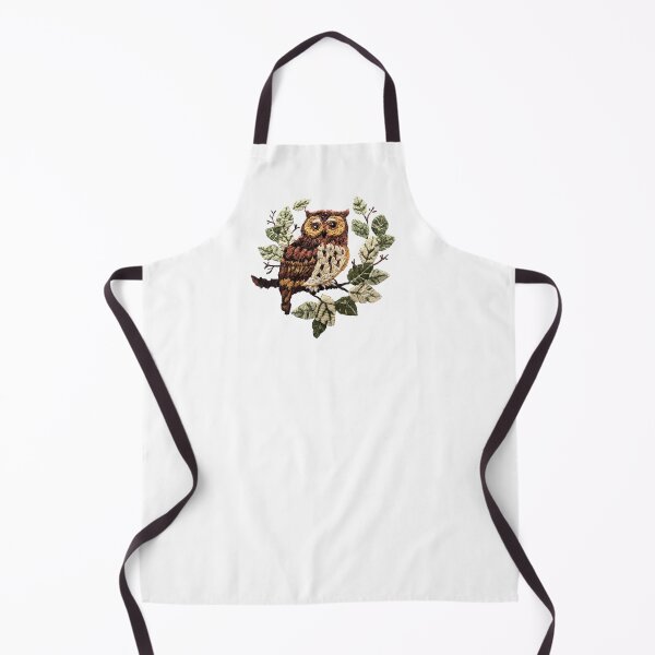 Item preview, Owl Embroidery Design designed and sold by pen-art-ink.
