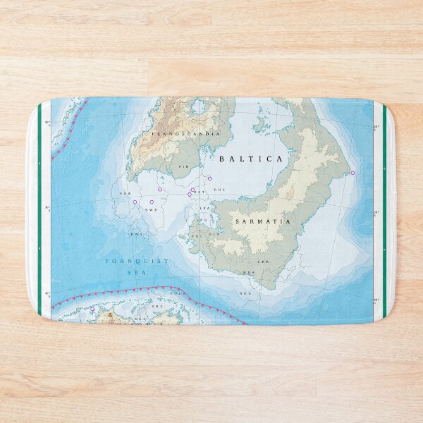 Item preview, Northen Europe Atlas - Ordovician - 455 million years ago designed and sold by CarlAugustW.