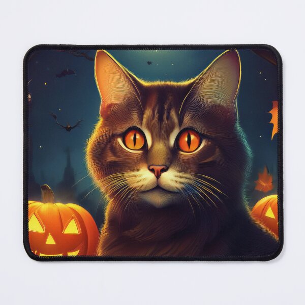 Item preview, Spooky Paws: The Enchanted Halloween Cat designed and sold by CharlieMakes.