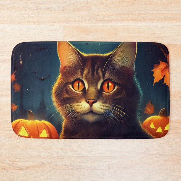Item preview, Spooky Paws: The Enchanted Halloween Cat designed and sold by CharlieMakes.