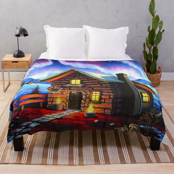 Item preview, Northern Nights: Cottage Warmth 'Neath Starlit Dance designed and sold by PanoramaPrints.