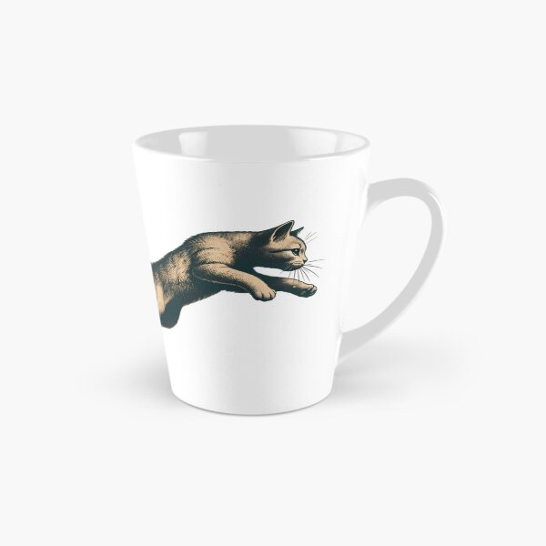 Item preview, Leaping Feline: Grace in Motion. designed and sold by Linework Studio.